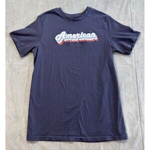 We the Peeps America TShirt Tee Blue Womens Medium Patriotic July 4th USA